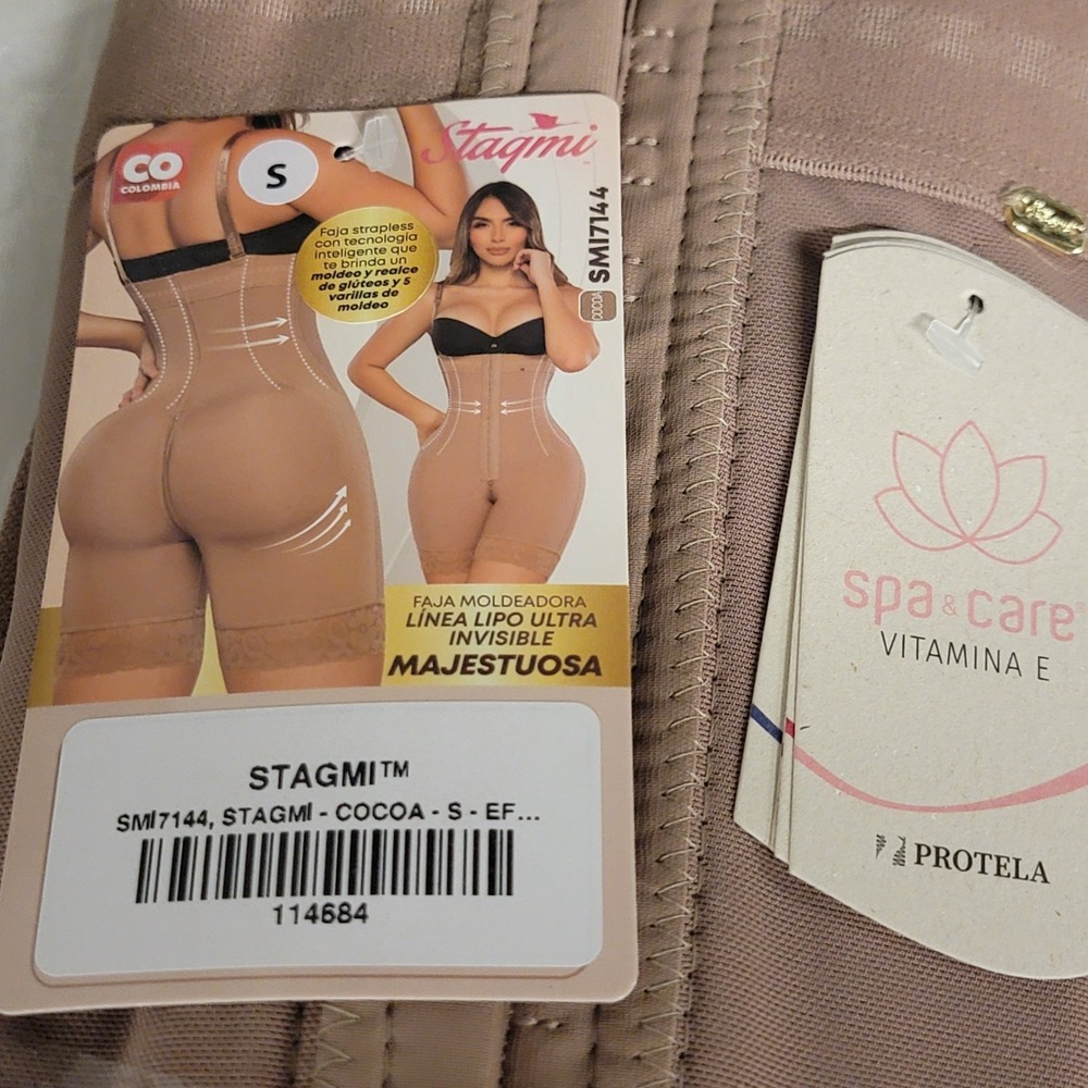 Colombian Stagmi 5Rod Faja Girdle Max Waist & Tummy Control Highlight Figure NEW - Picture 4 of 10